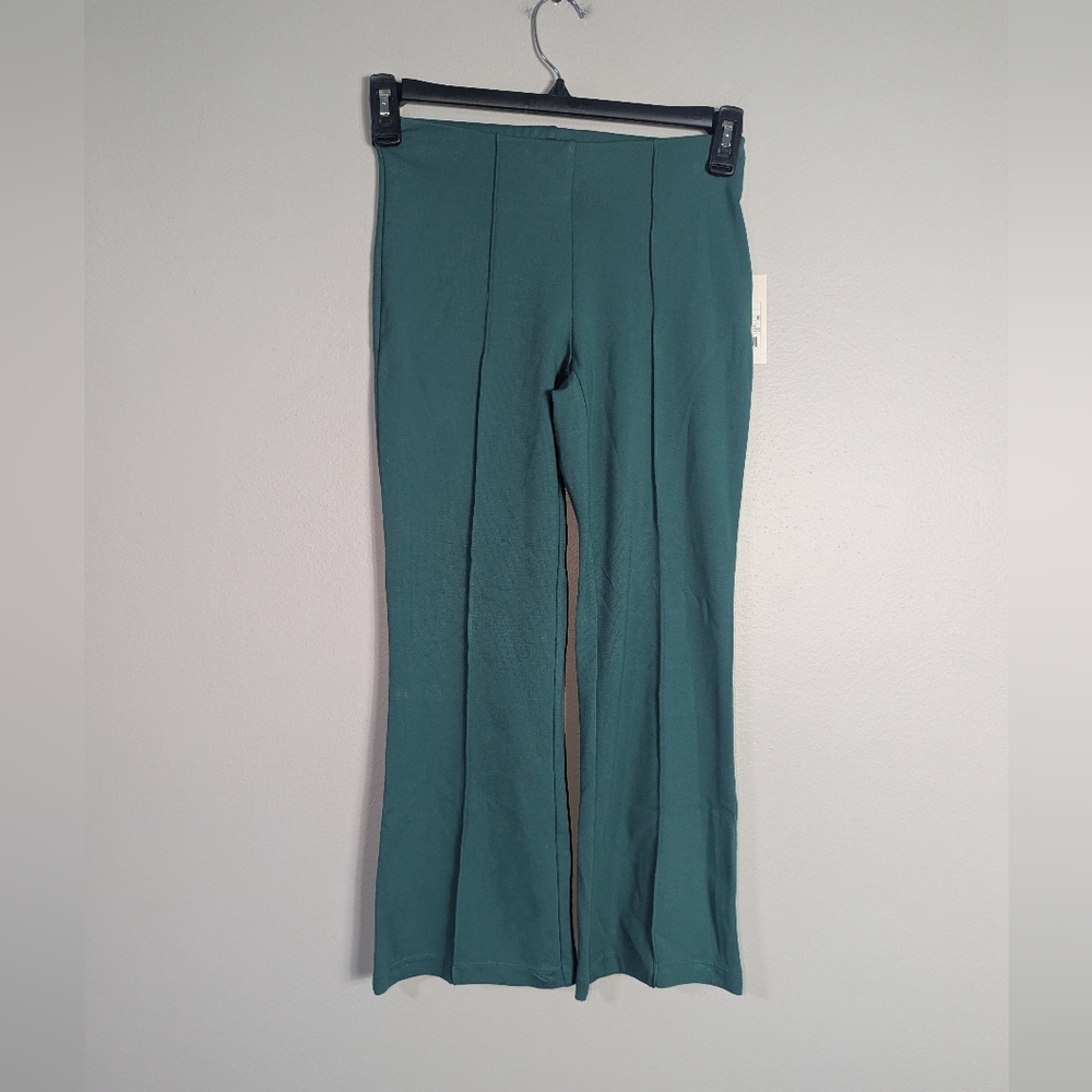 XS NWT A New Day Target Teal Stretch Pull On Crop Dress Pants